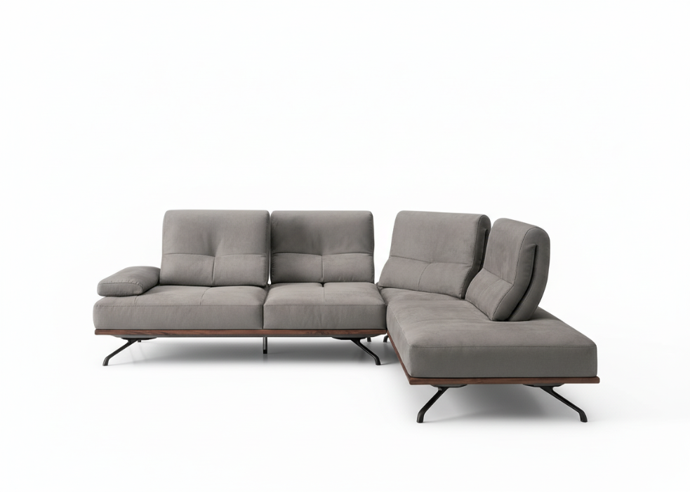 Sofá Milano grande e acolhedor com estilo contemporâneo