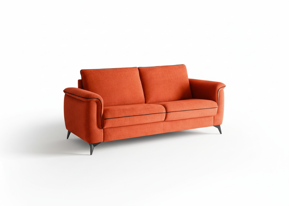 sofa cama em tecido mecanismo pratico